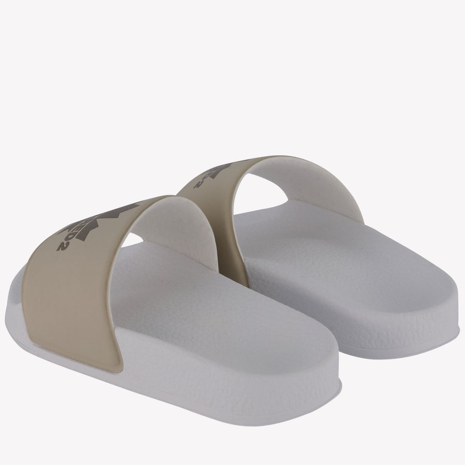 Dsquared2 Unisex Flipflops In Beige