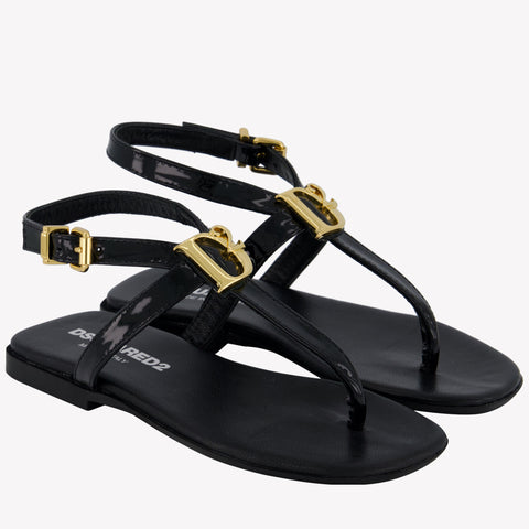 Dsquared2 Meisjes Sandalen In Zwart