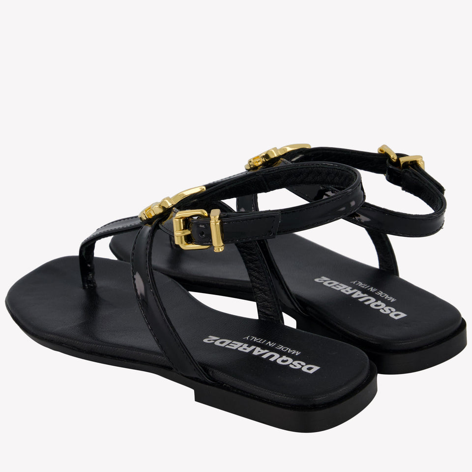 Dsquared2 Meisjes Sandalen In Zwart