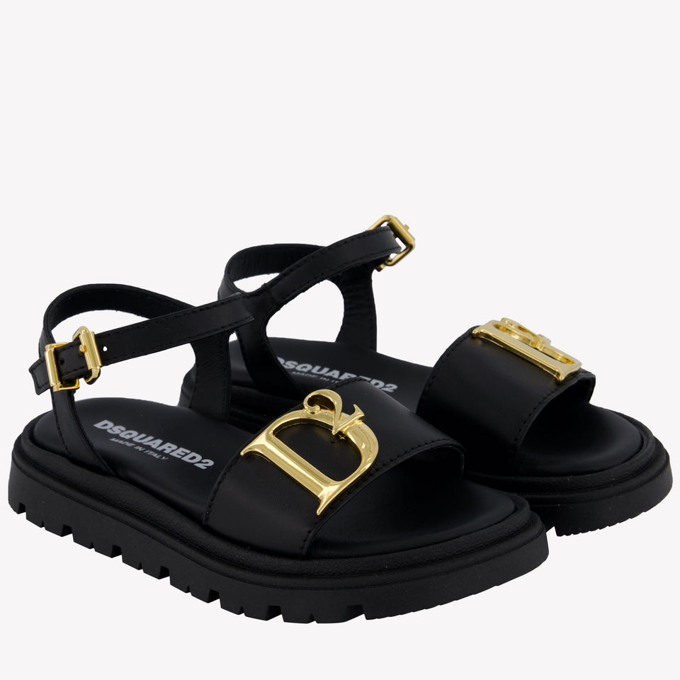 Dsquared2 Meisjes Sandalen In Zwart