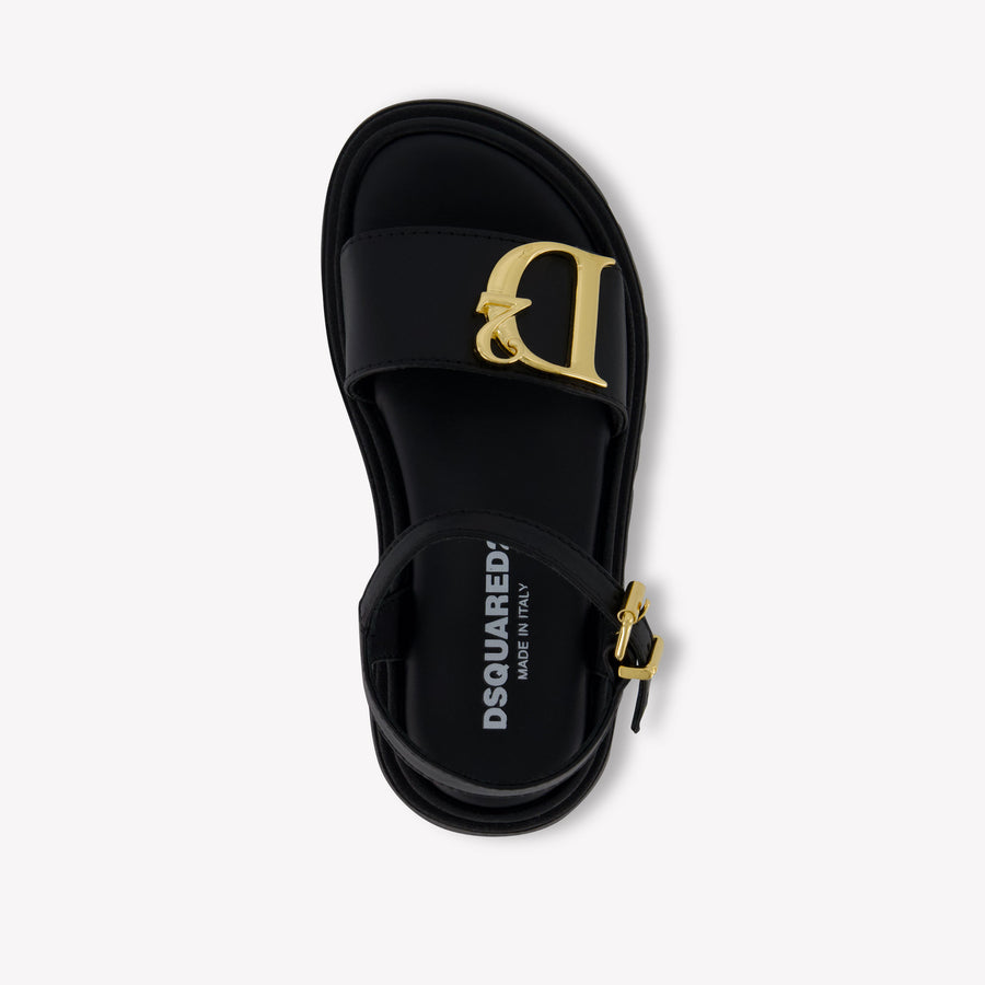 Dsquared2 Girls Sandals  Black