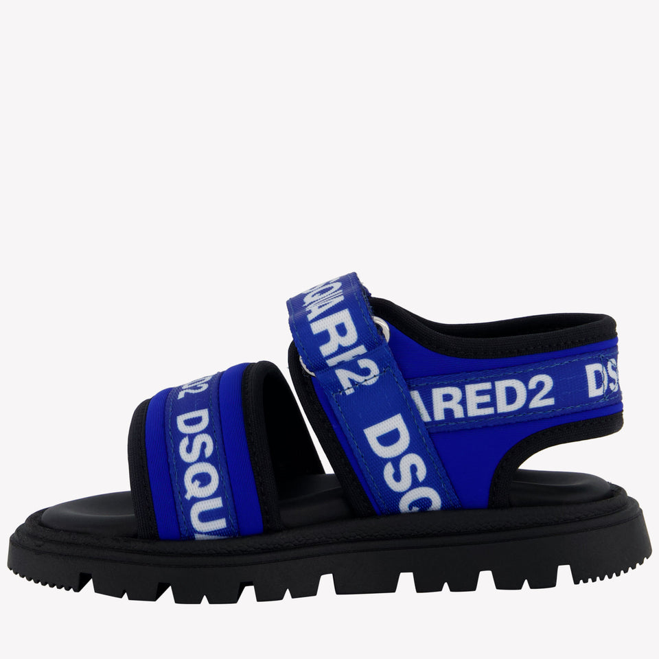 Dsquared2 Jongens Sandalen In Cobalt Blauw