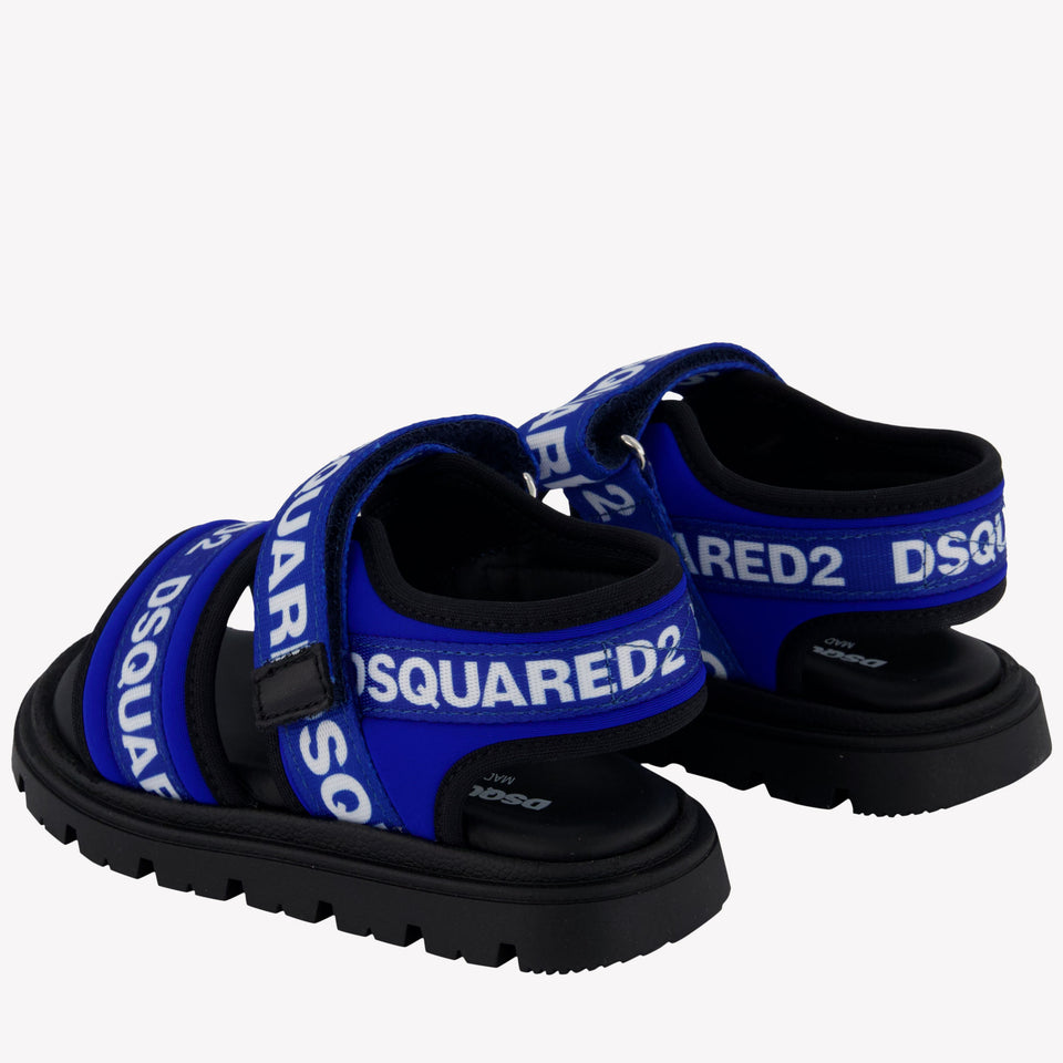 Dsquared2 Jongens Sandalen In Cobalt Blauw