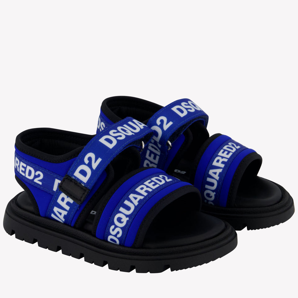 Dsquared2 Jongens Sandalen In Cobalt Blauw