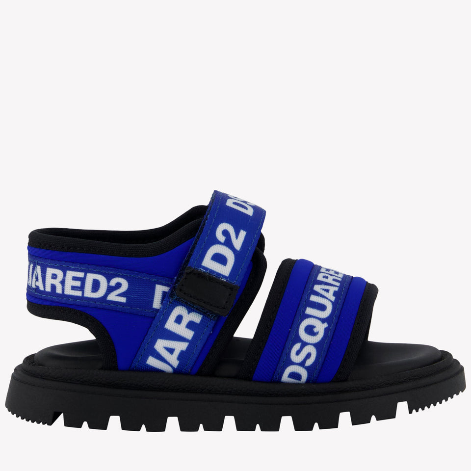 Dsquared2 Jongens Sandalen In Cobalt Blauw