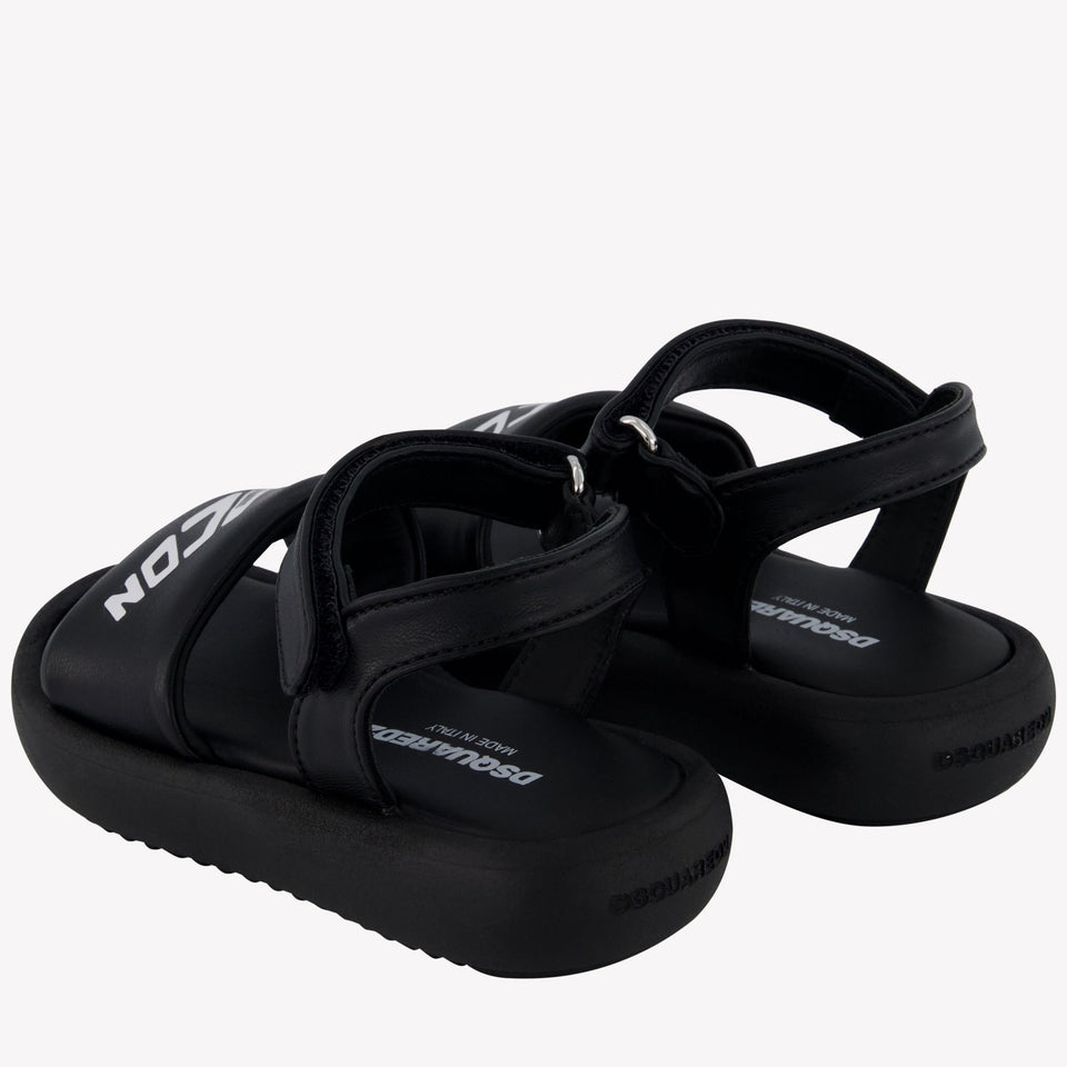 Dsquared2 Unisex Sandalen In Zwart