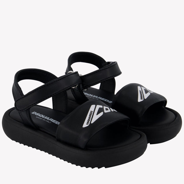 Dsquared2 Unisex Sandalen In Zwart