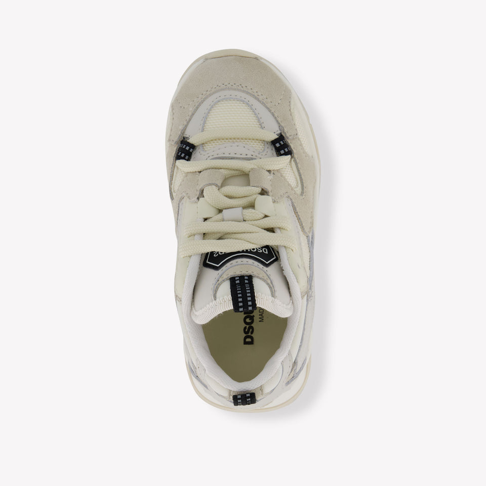 Dsquared2 Unisex Sneakers In Off White