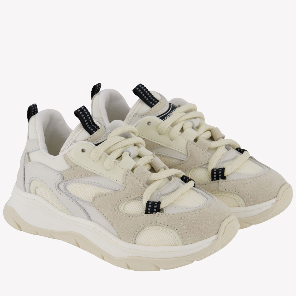 Dsquared2 Unisex Sneakers In Off White