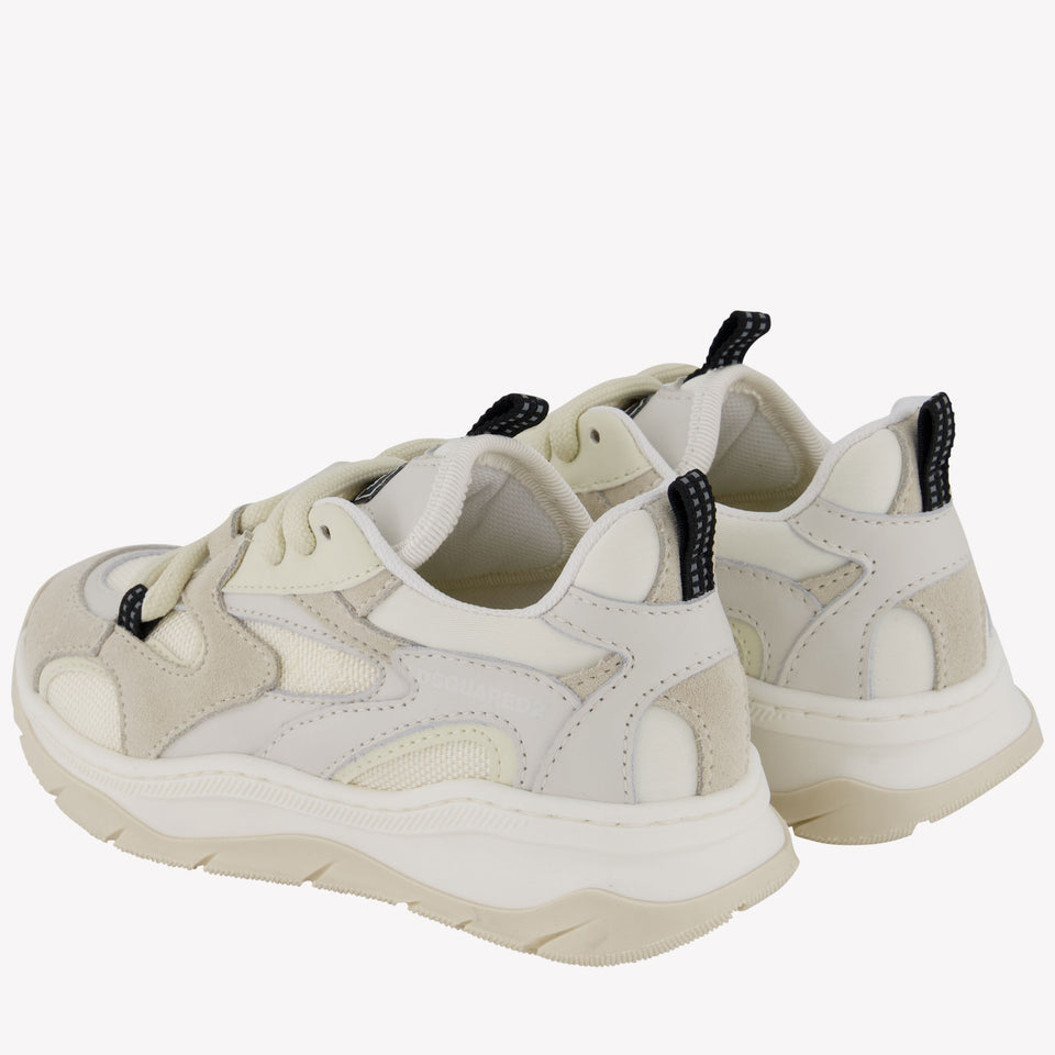 Dsquared2 Unisex Sneakers In Off White