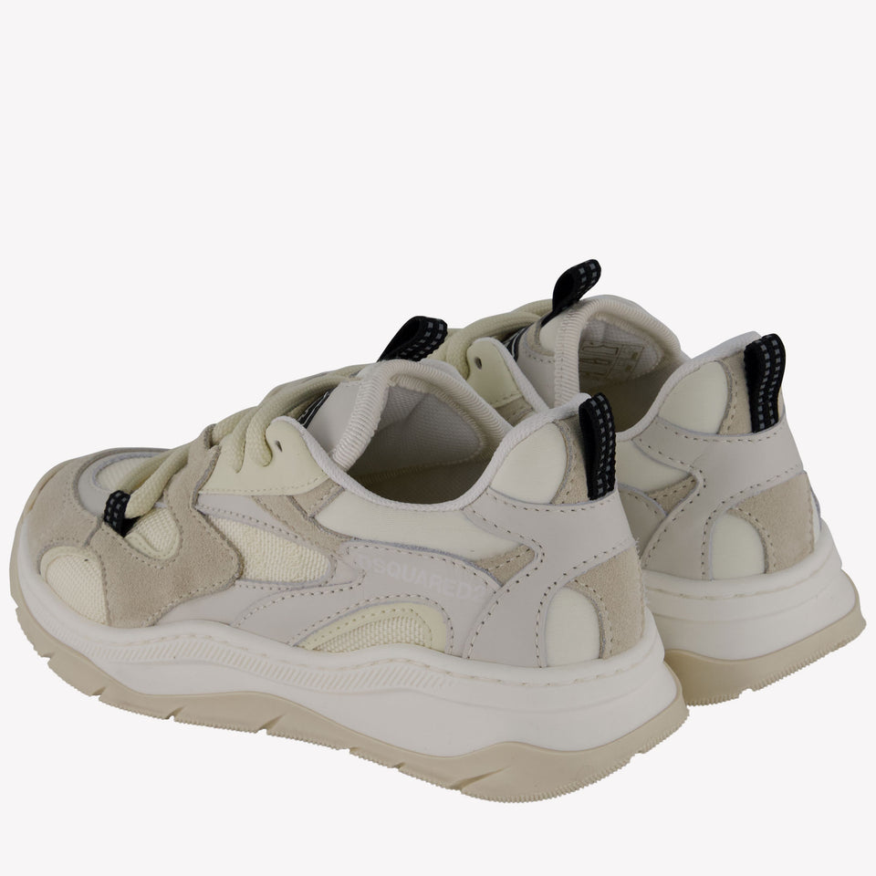 Dsquared2 Unisex Sneakers In Off White