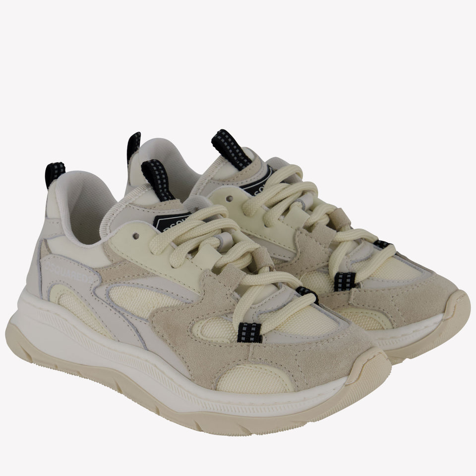 Dsquared2 Unisex Sneakers In Off White