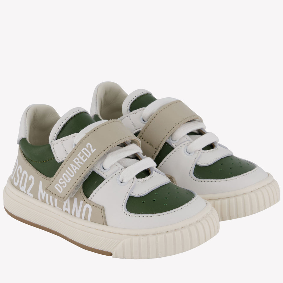 Dsquared2 Unisex Sneakers In Olijf Groen