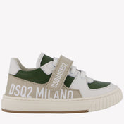 Dsquared2 Unisex Sneakers In Olijf Groen