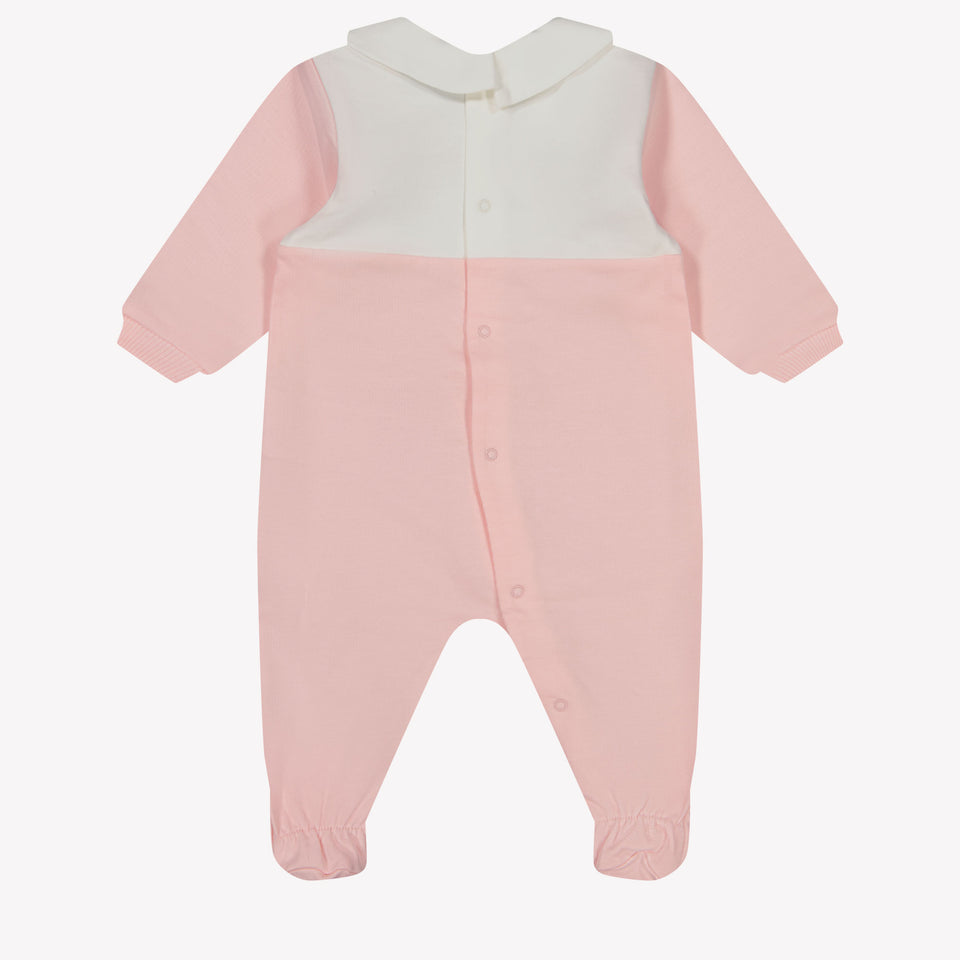 Moschino Baby Unisex Playsuit in Light Pink