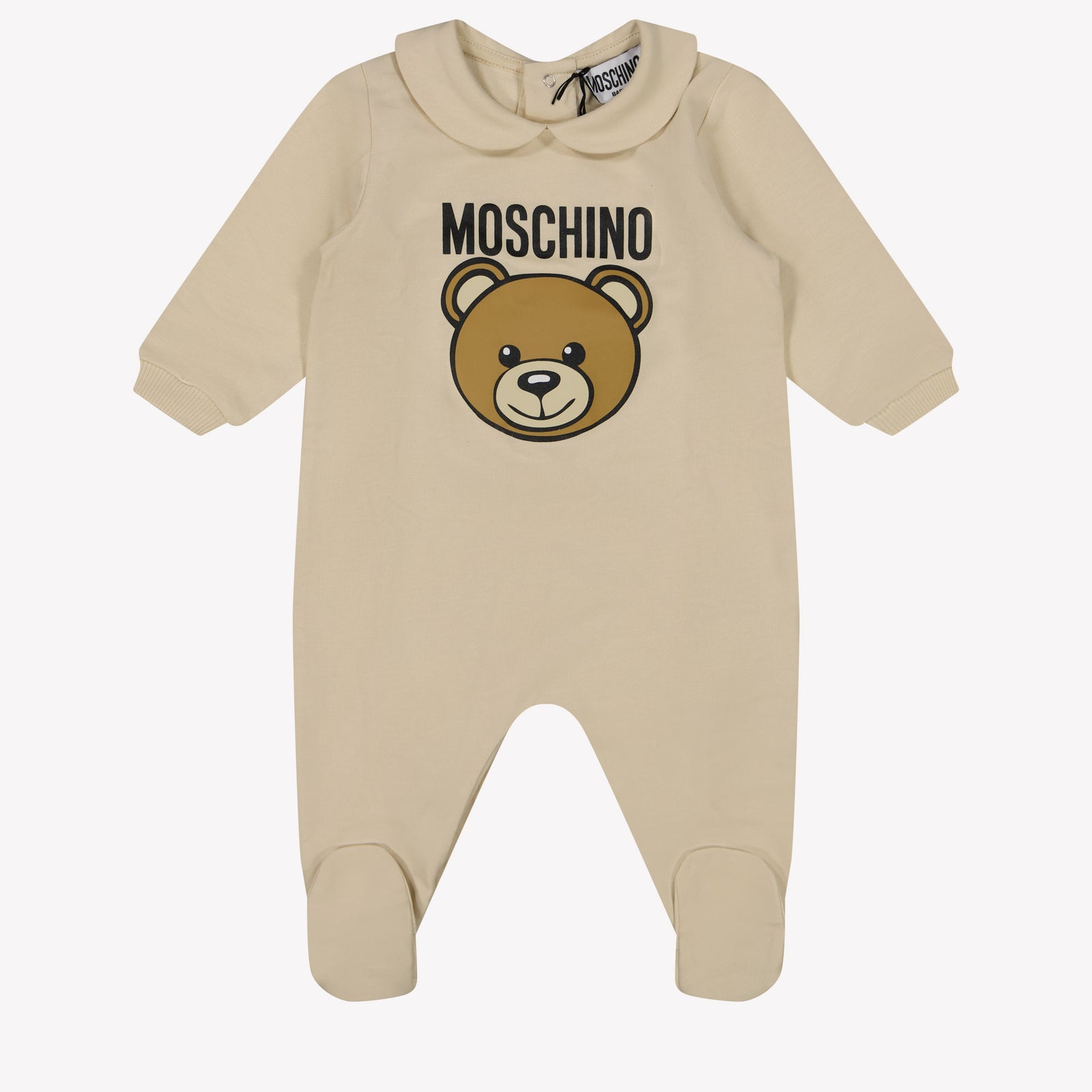 Moschino Baby Unisex Playsuit in Beige