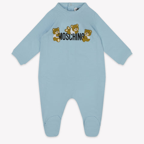 Moschino Baby Unisex Boxpakje In Licht Blauw