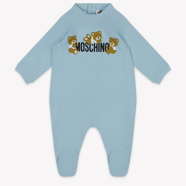 Moschino Baby Unisex Boxpakje In Licht Blauw