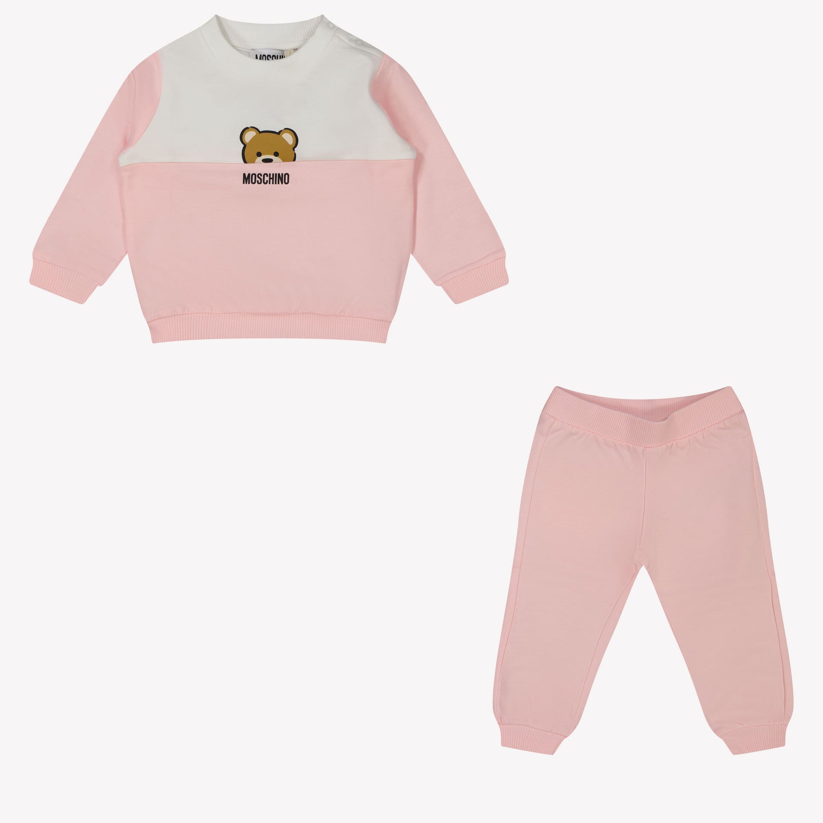 Moschino Baby Girls Jogging Suit In Light Pink