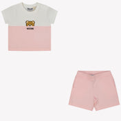 Moschino Baby Meisjes Setje In Licht Roze