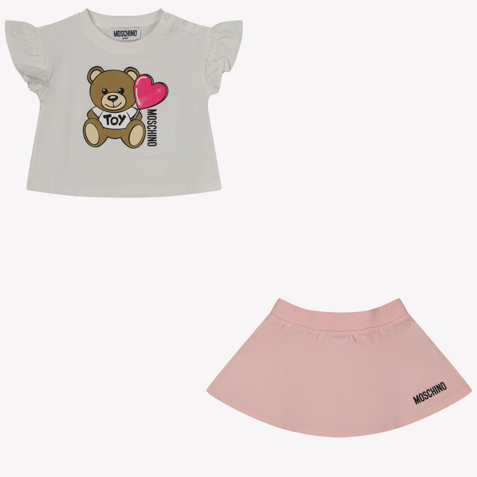 Moschino Baby girls set in Light Pink