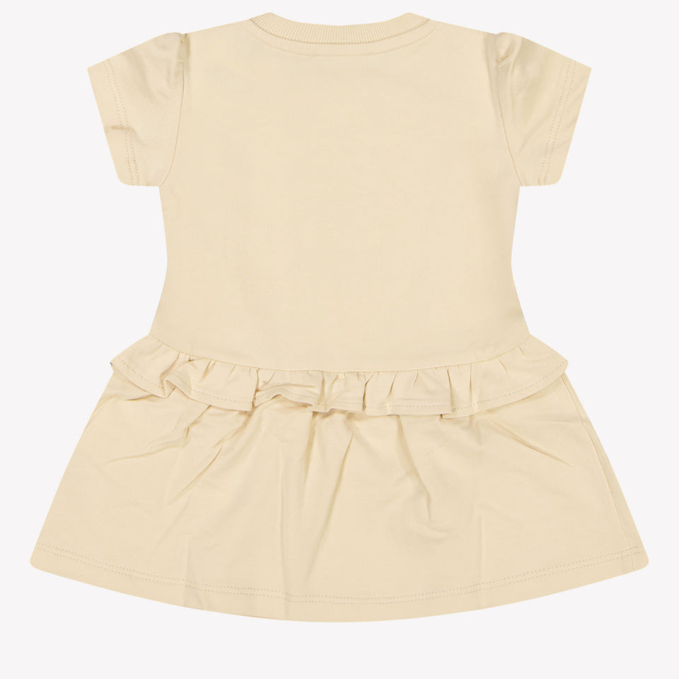 Moschino Baby Meisjes Jurk In Beige