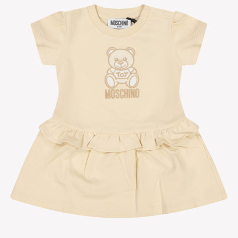 Moschino Baby Meisjes Jurk In Beige