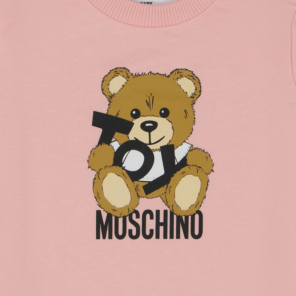 Moschino Baby Girls Dress In Light Pink