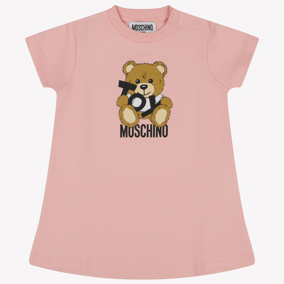 Moschino Baby Girls Dress In Light Pink