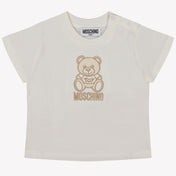 Moschino Baby Meisjes T-Shirt In Off White