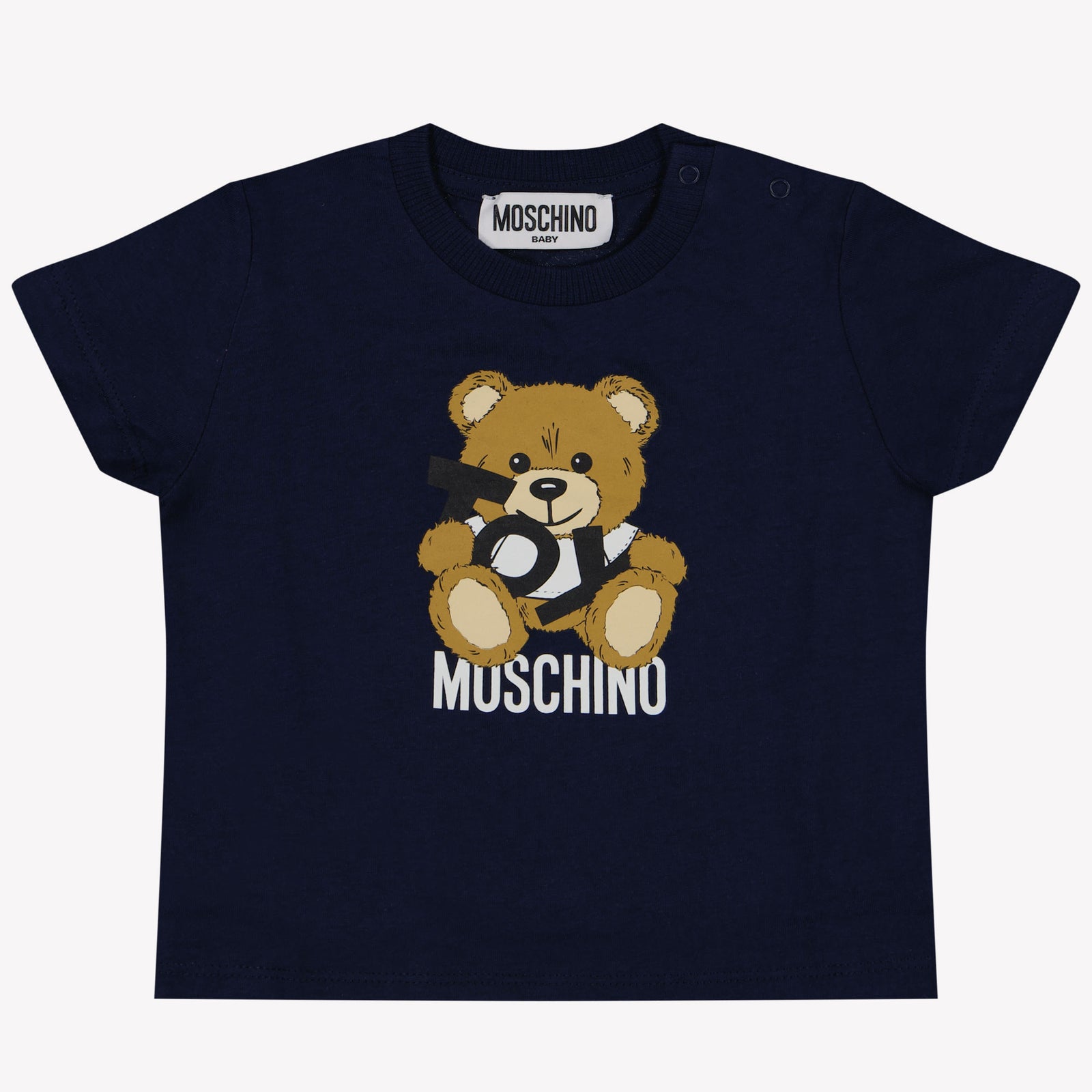 Moschino Baby Meisjes T-Shirt In Navy