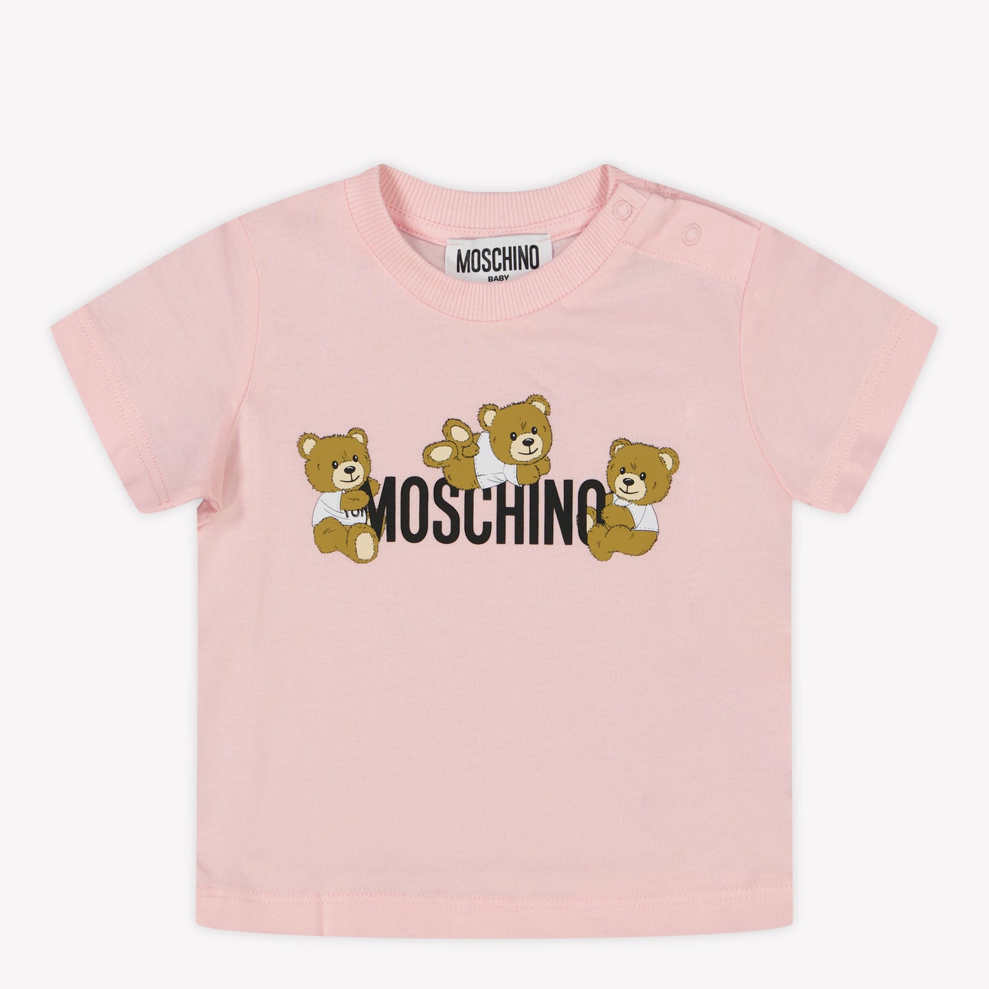 Moschino Baby Girls T-Shirt in Light Pink