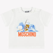 Moschino Baby Meisjes T-Shirt In Wit