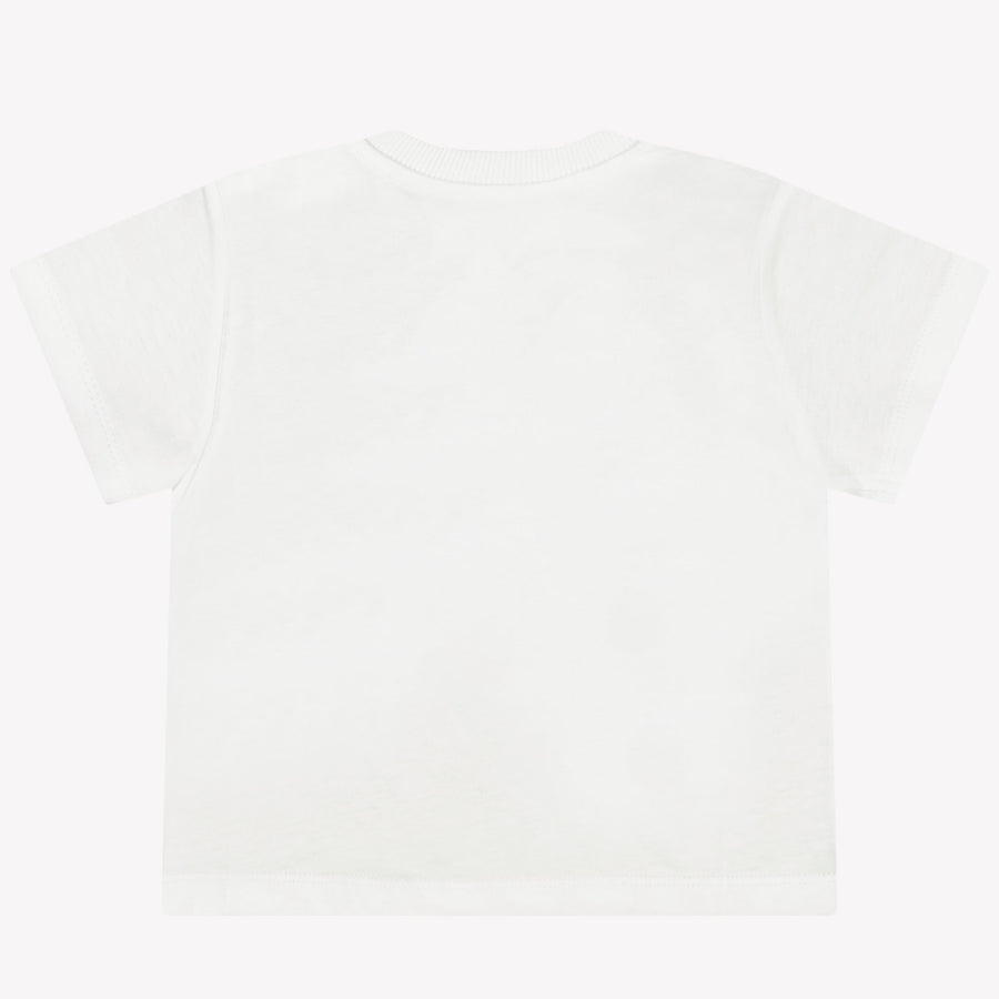 Moschino Baby Meisjes T-Shirt In Wit
