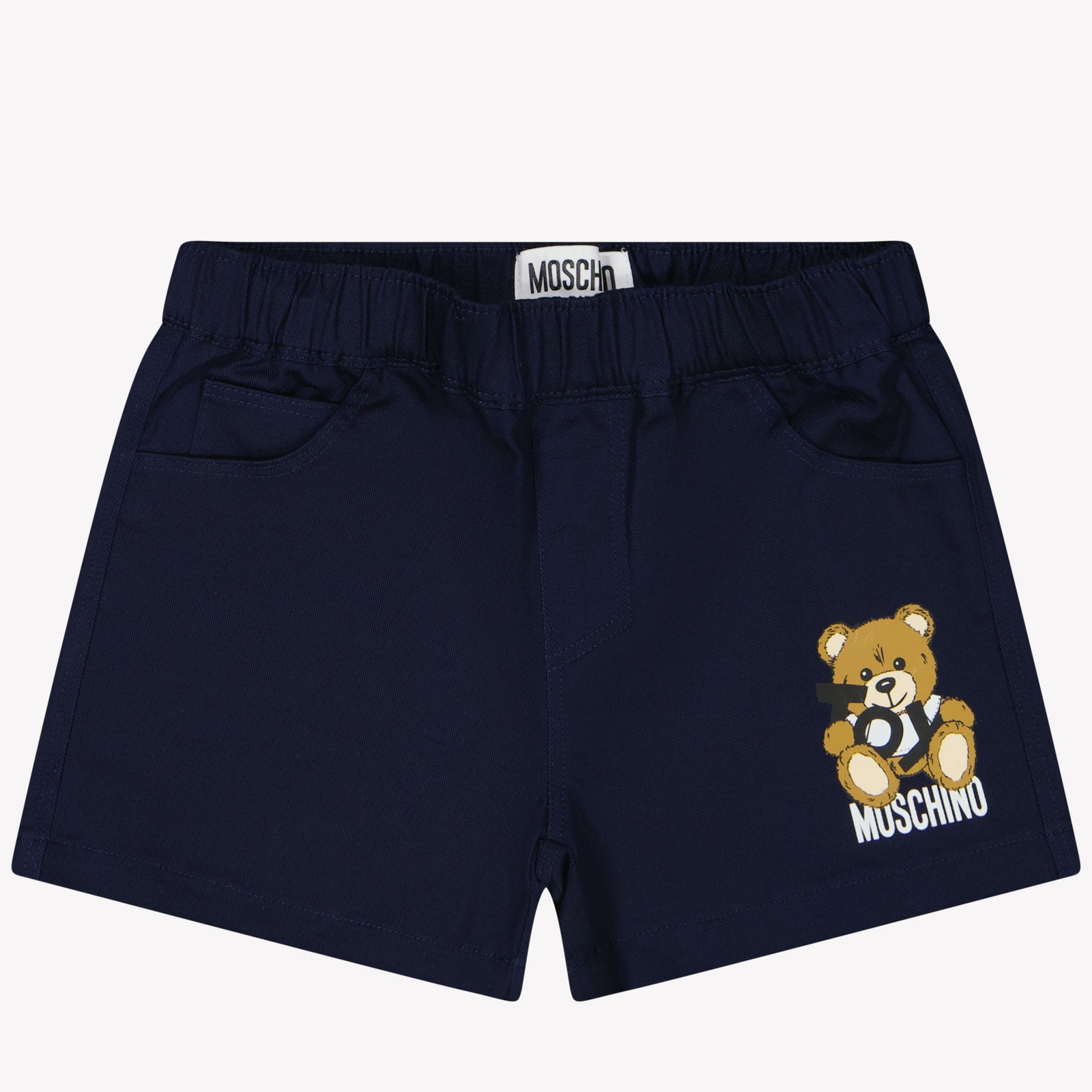 Moschino Baby Girls Shorts In Navy