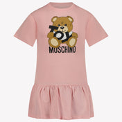 Moschino Kinder Meisjes Jurk In Licht Roze