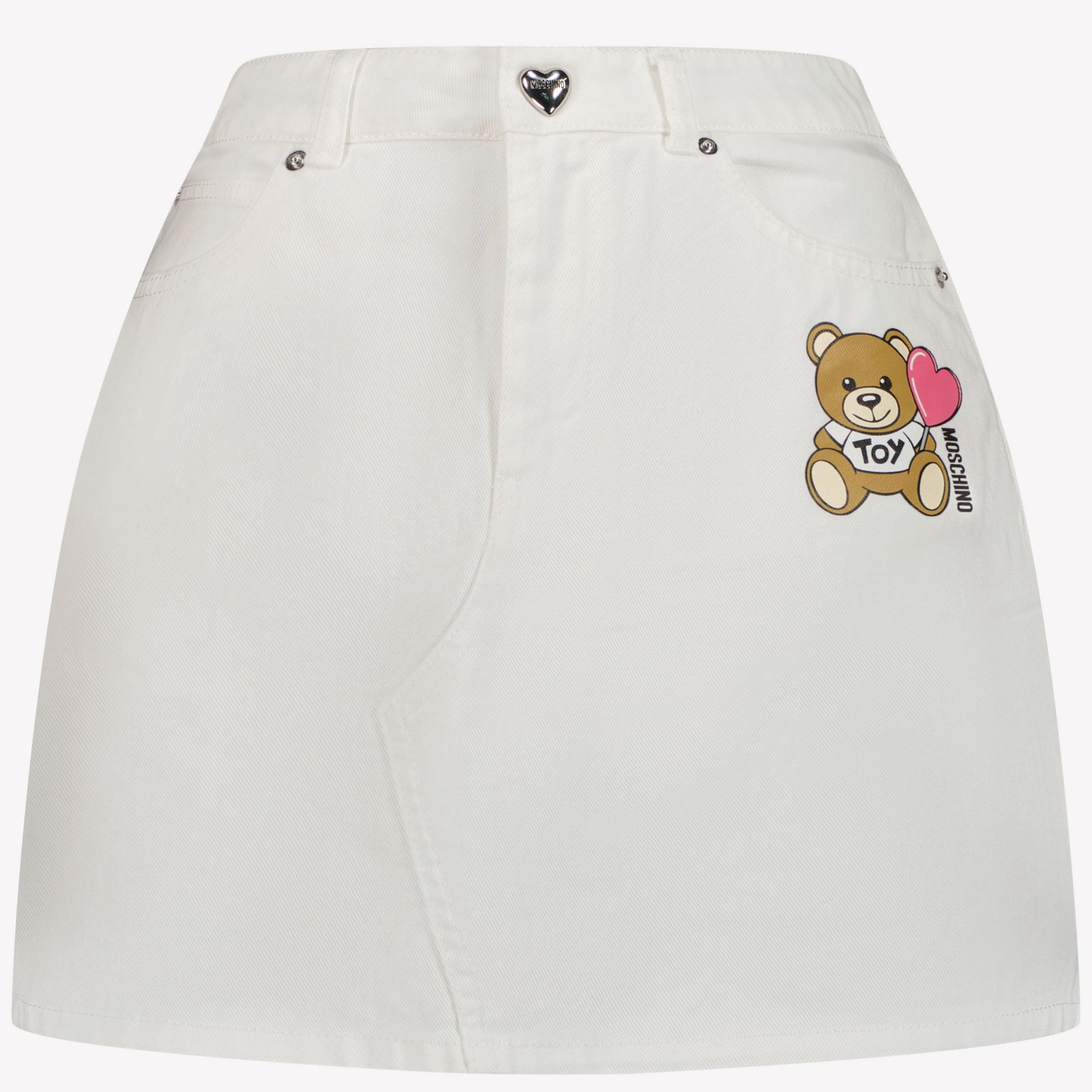 Moschino Kids Unisex Skirt in White