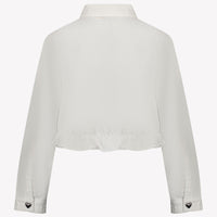 Moschino Kinder Unisex Spijkerjassen In Wit