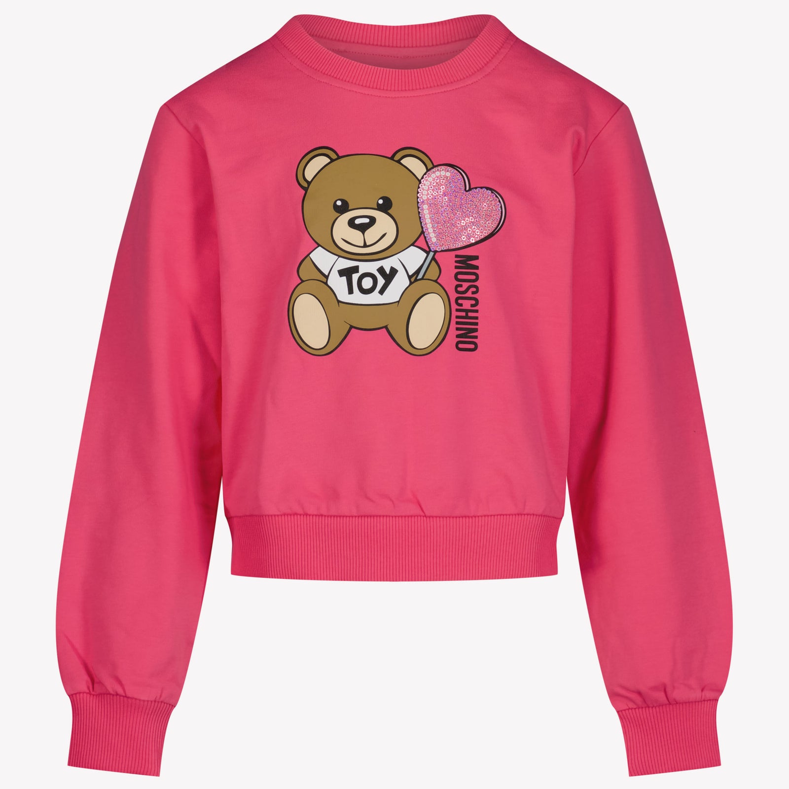 Moschino Children's girls sweater Fuchsia