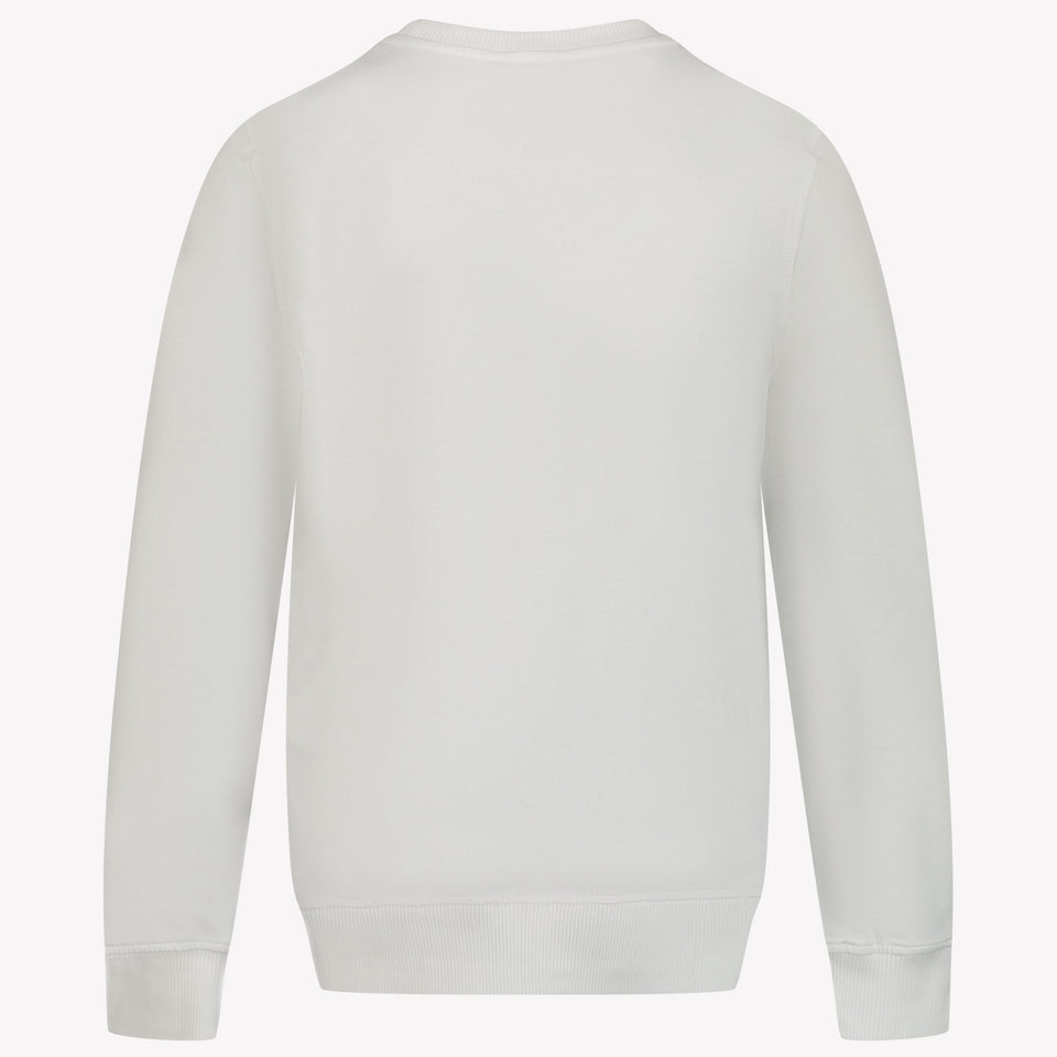 Moschino Kids Boys Sweater in White