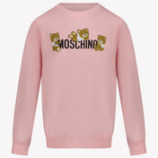 Moschino Kinder Meisjes Trui In Licht Roze