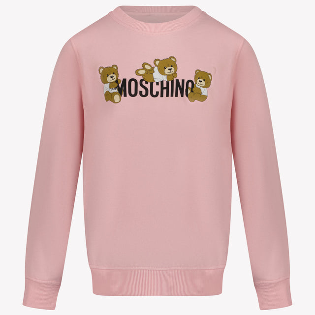 Moschino Kinder Meisjes Trui In Licht Roze