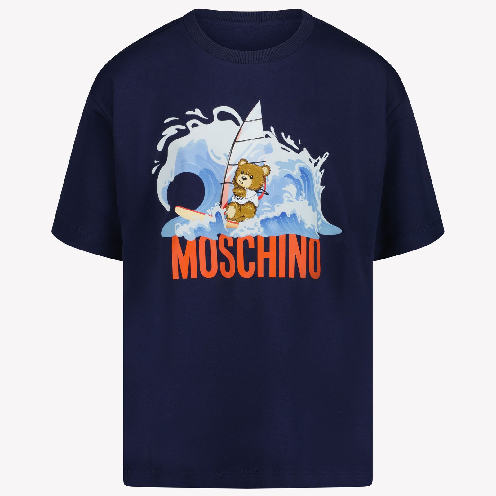 Moschino Kinder Jongens T-Shirt In Zwart