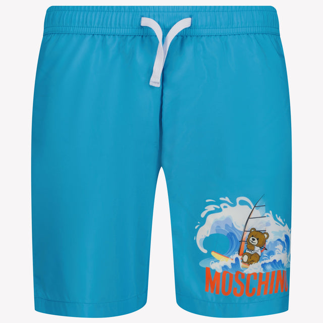 Moschino Kids Boys Swimwear In turquoise