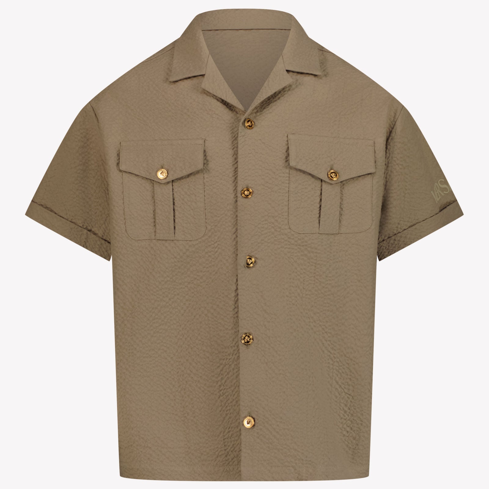 Versace Kinder Jongens Blouse In Beige