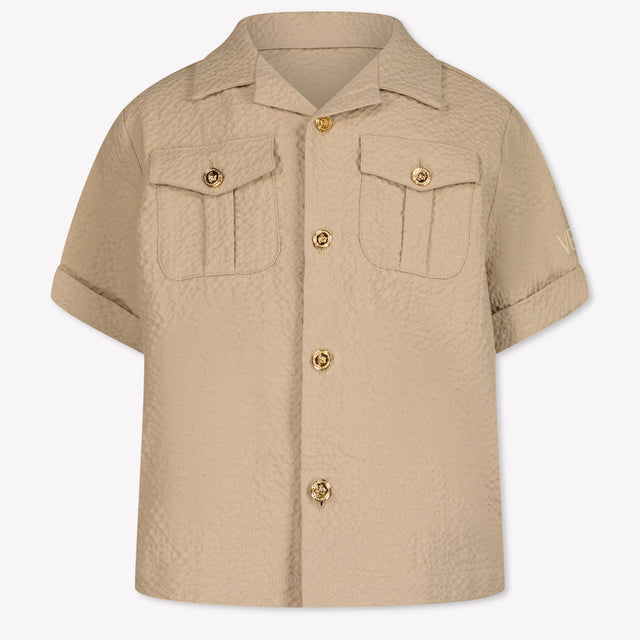 Versace Kids Boys Blouse in Beige