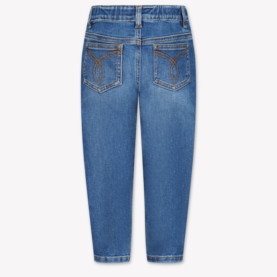 Versace Kids Unisex Jeans In Blue