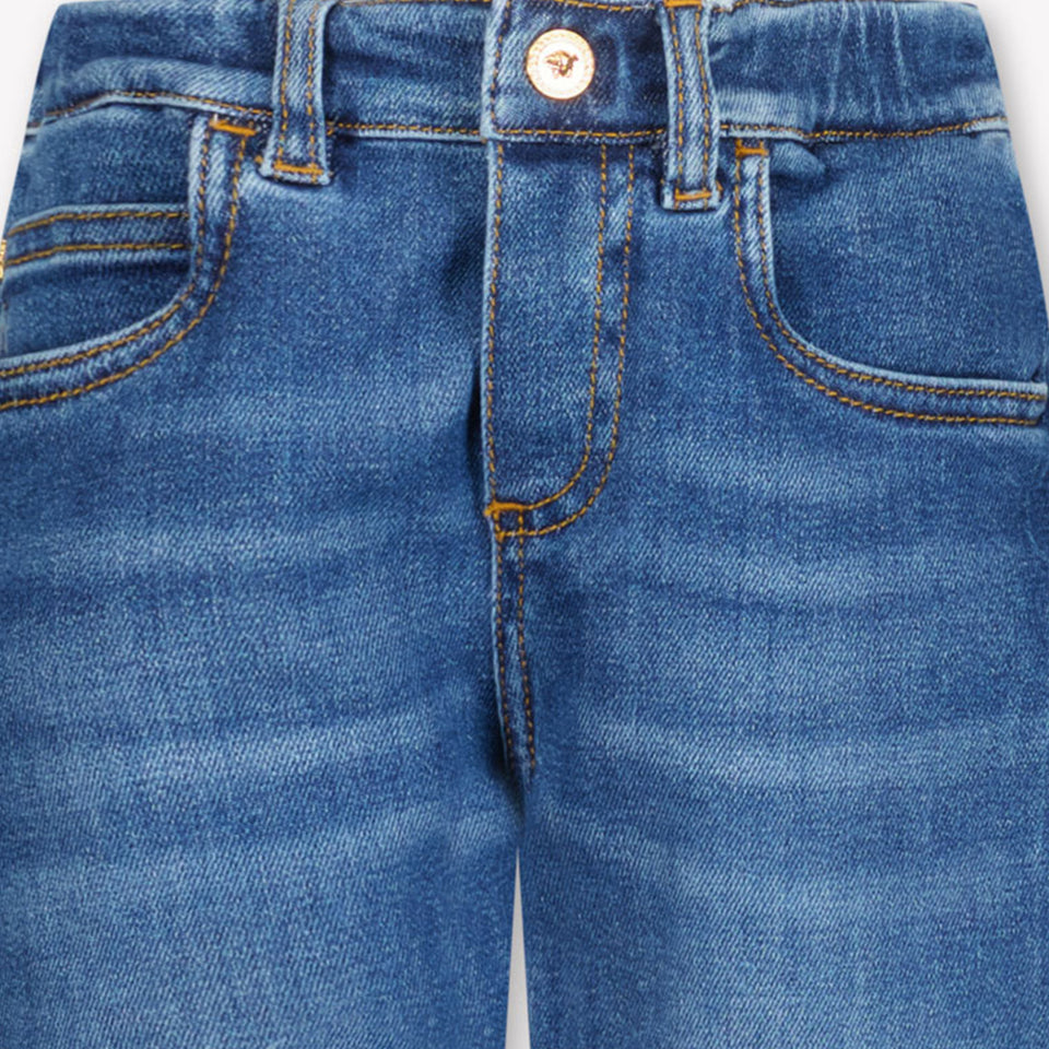 Versace Kids Unisex Jeans In Blue