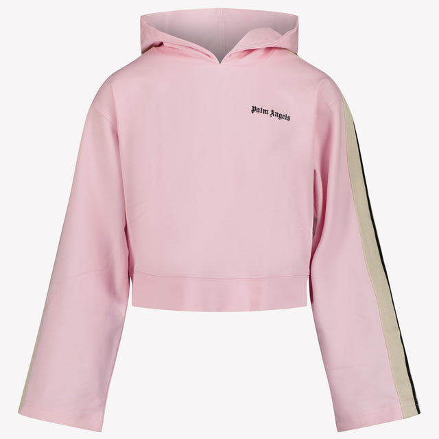 Palm Angels Kids Girls Cardigan in Light Pink