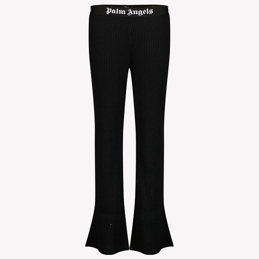 Palm Angels Kids Girls  Trousers Black